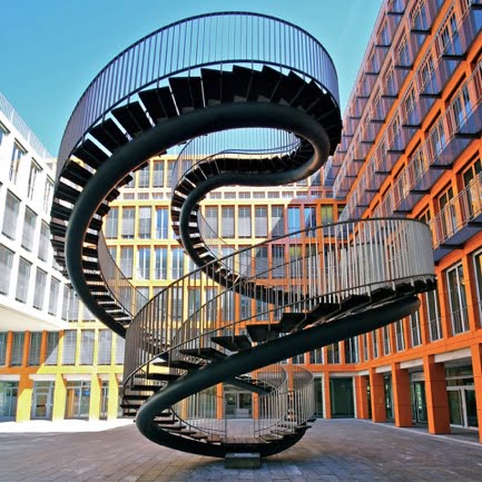r/oddlysatisfying - This Infinity Spiral Staircase That Goes Nowhere
